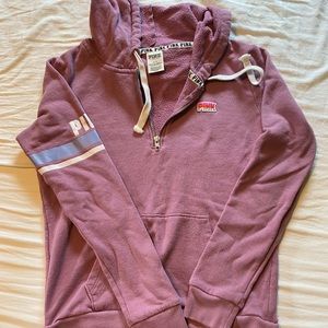 PINK Quarter zip hoodie